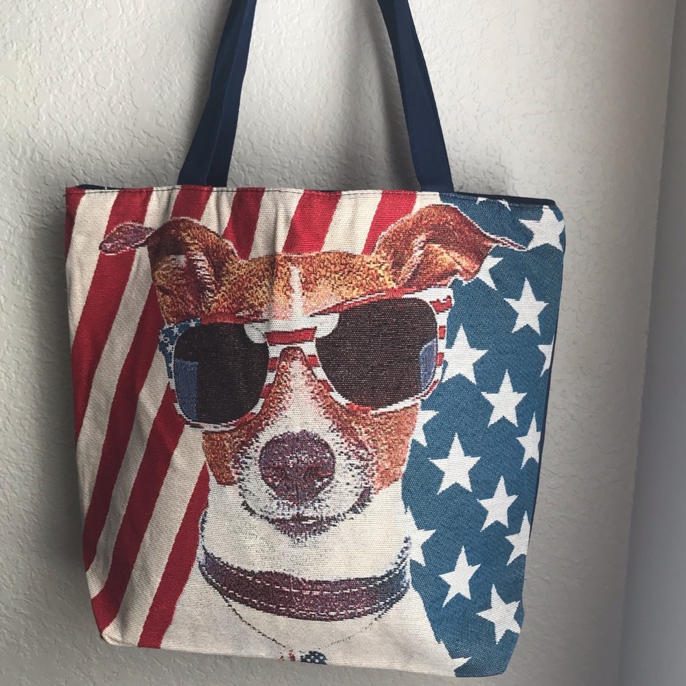 BESTSELLER AMERICAN DOG TOTE BAG